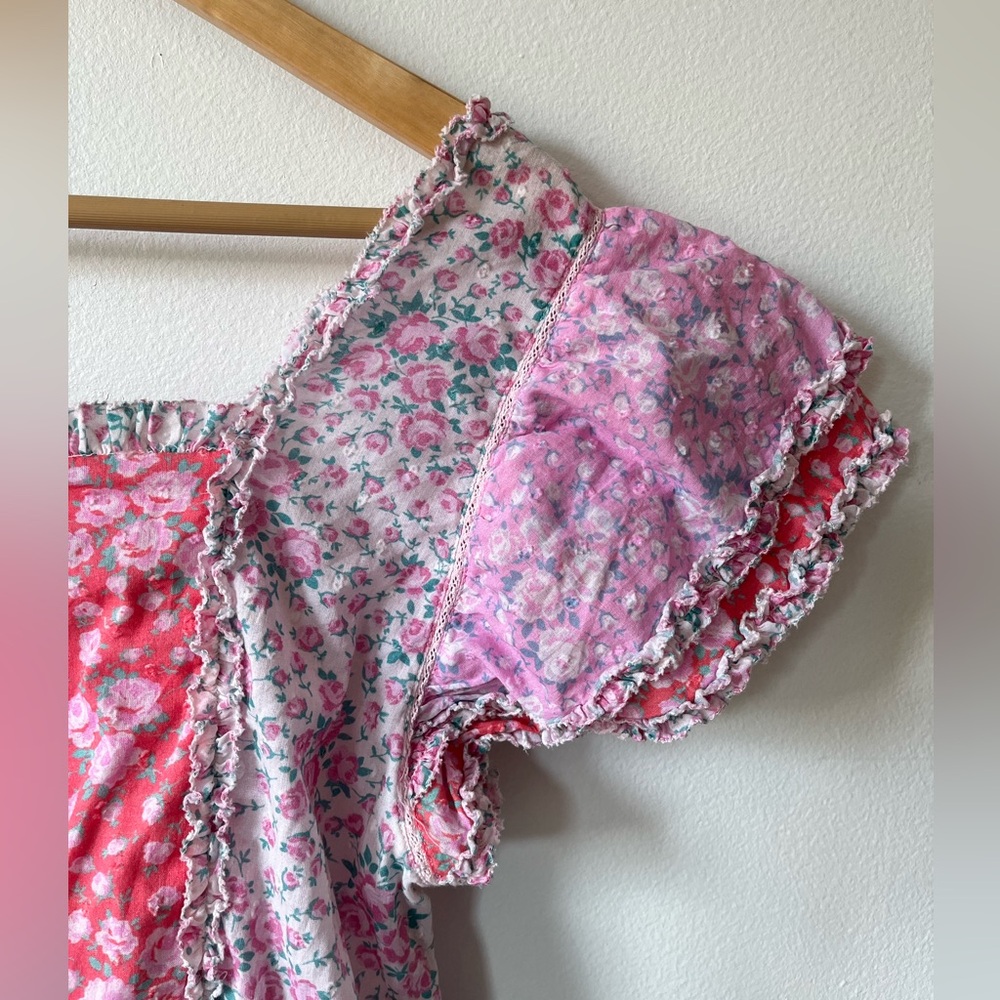 Loveshackfancy Stanton Mini Dress Strawberry Mela… - image 4